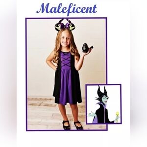 NWT Girl's Maleficent Dress. Size 3T.